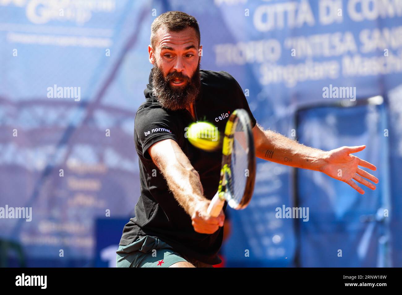 Como, Italy. 01st Sep, 2023. Benoit Paire during 2023 ATP Challenger Citta di Como, International Tennis match in Como, Italy, September 01 2023 Credit: Independent Photo Agency/Alamy Live News Stock Photo