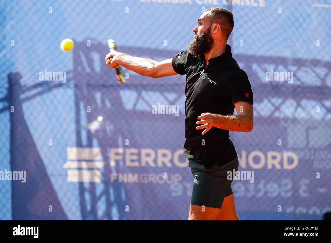 Como, Italy. 01st Sep, 2023. Benoit Paire during 2023 ATP Challenger Citta di Como, International Tennis match in Como, Italy, September 01 2023 Credit: Independent Photo Agency/Alamy Live News Stock Photo
