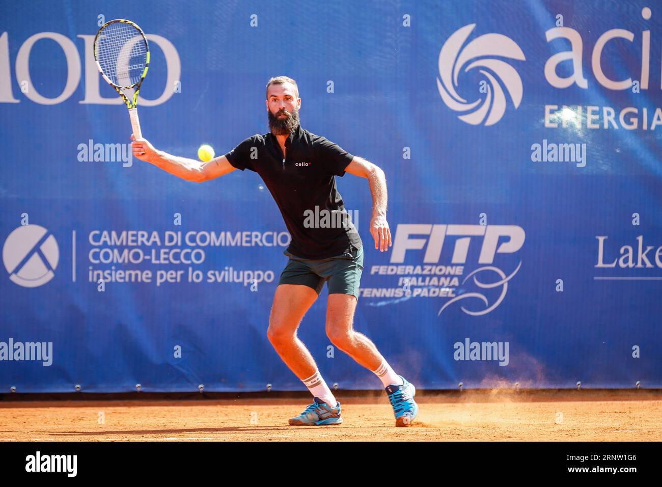 Como, Italy. 01st Sep, 2023. Benoit Paire during 2023 ATP Challenger Citta di Como, International Tennis match in Como, Italy, September 01 2023 Credit: Independent Photo Agency/Alamy Live News Stock Photo