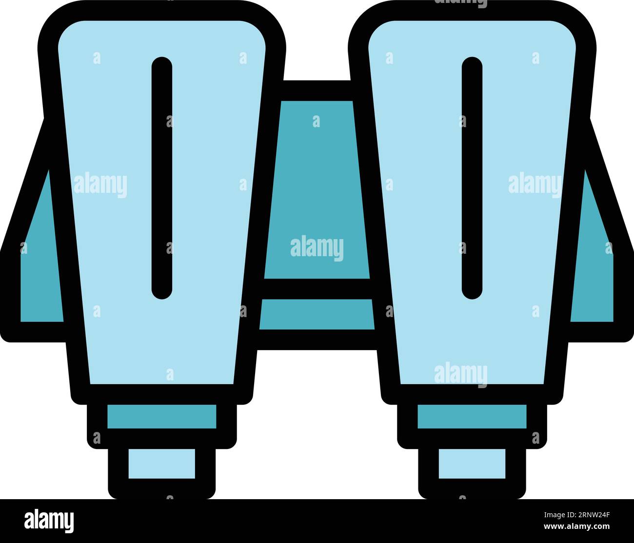 Executive jetpack icon outline vector. Boost rocket. Work speed color flat Stock Vector