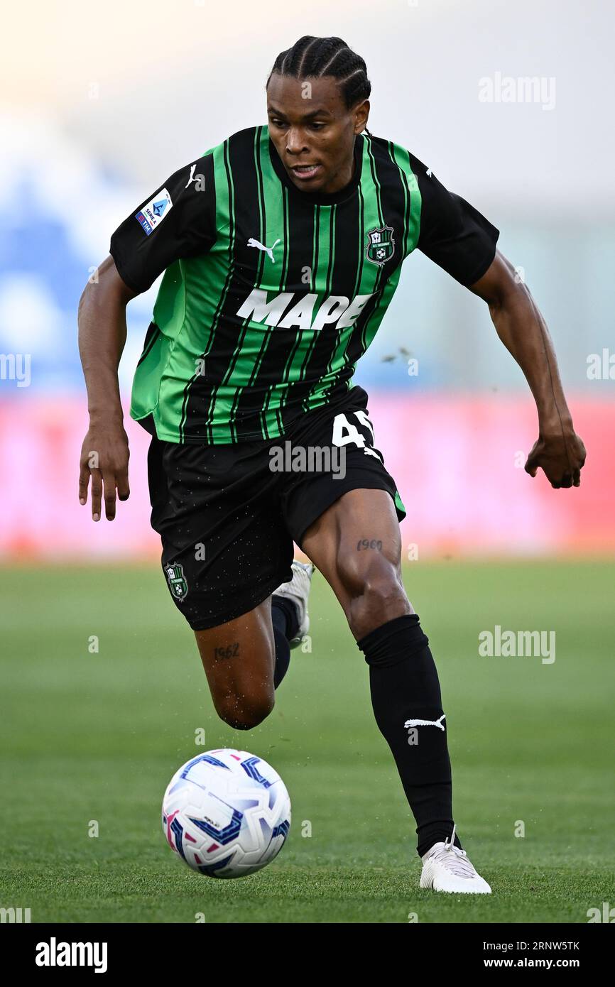 Armand Lauriente of US Sassuolo in action during the Serie A football match between US Sassuolo and Hellas Verona FC Stock Photo Alamy