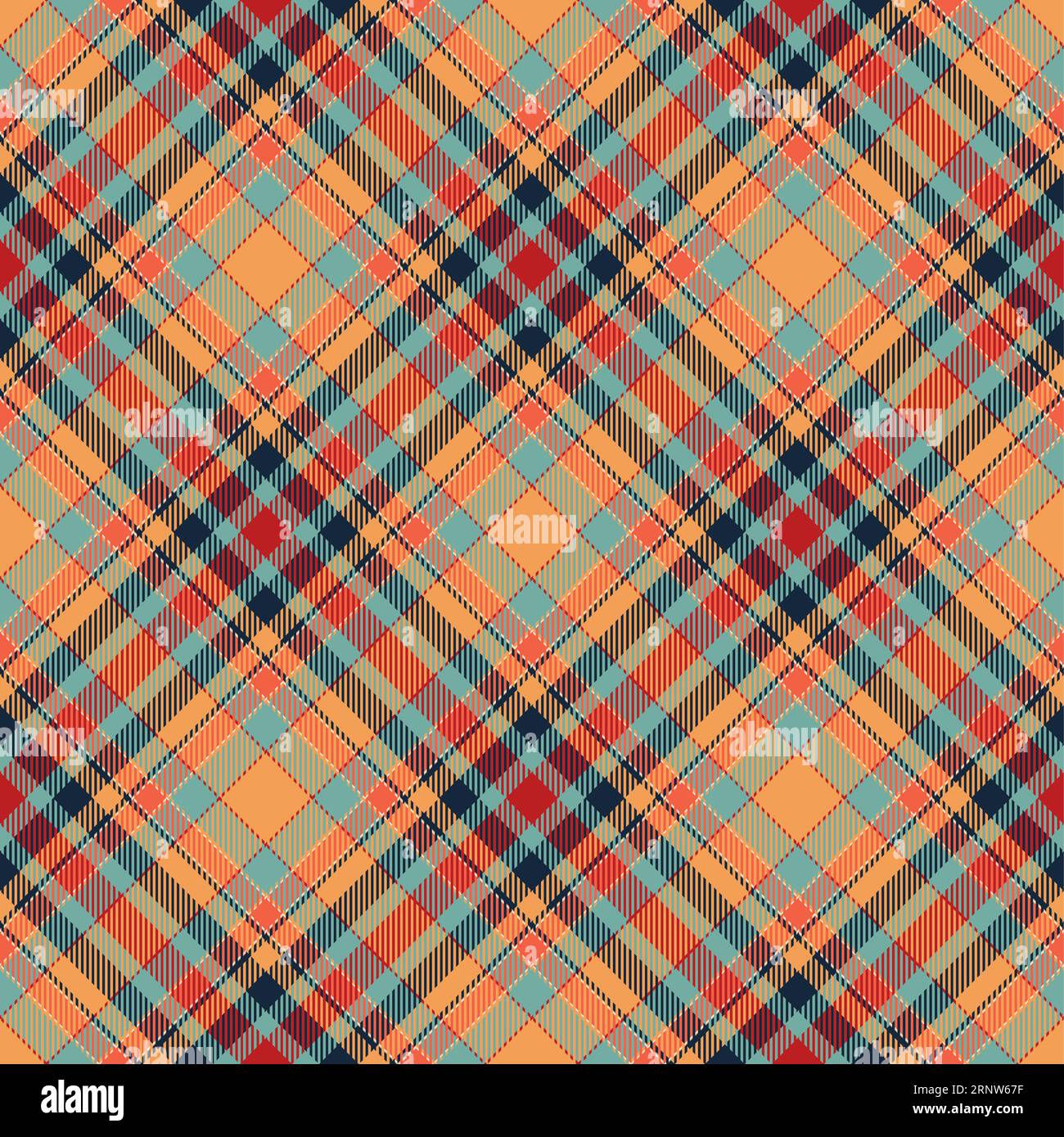 Tartan scotland seamless plaid pattern vector. Retro background fabric