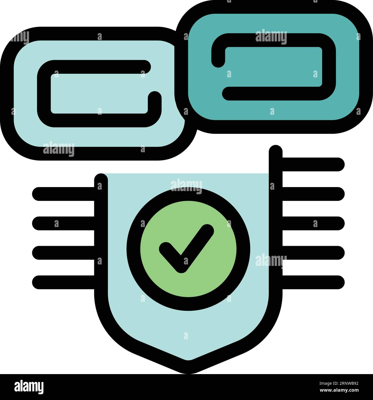 Entry safety protocol Stock Vector Images - Alamy