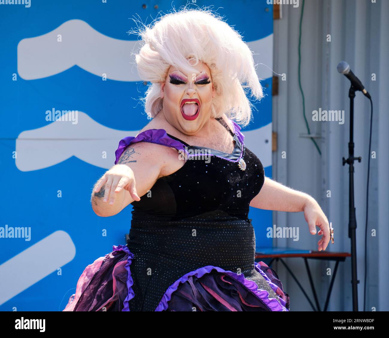 Local Legend Rouge Fatale, as Ursula, in Drag Show Performance on