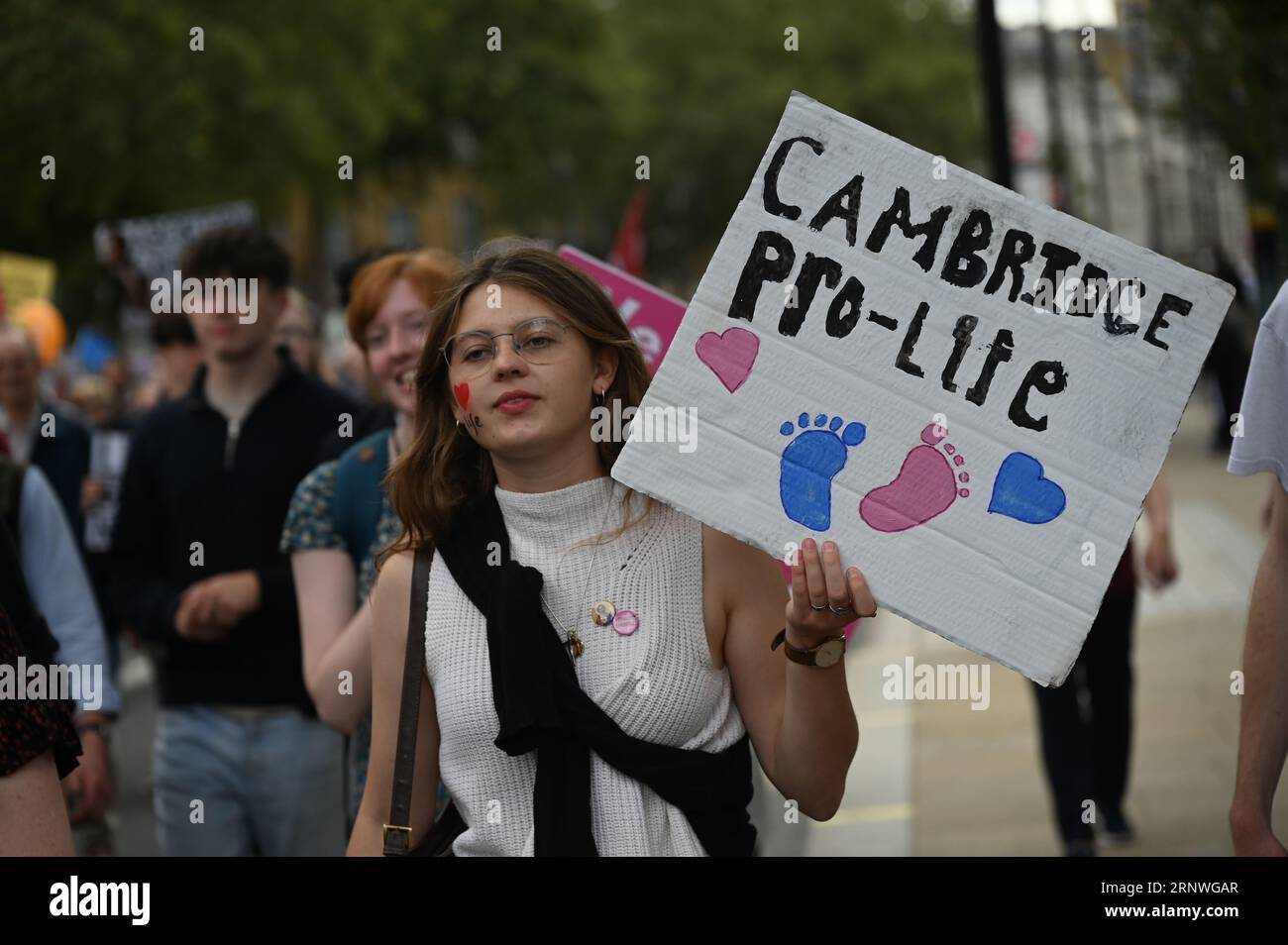 Whitehall, London, UK. 2nd Sep, 2023. Thousands Christian annual March For Life UK against Abortion is the direct attack on human life. Annual march to draw attention to the 200,000 abortions per year that occur in England & Wales, and demand better protections for women and babies. Credit: See Li/Picture Capital/Alamy Live News Stock Photo