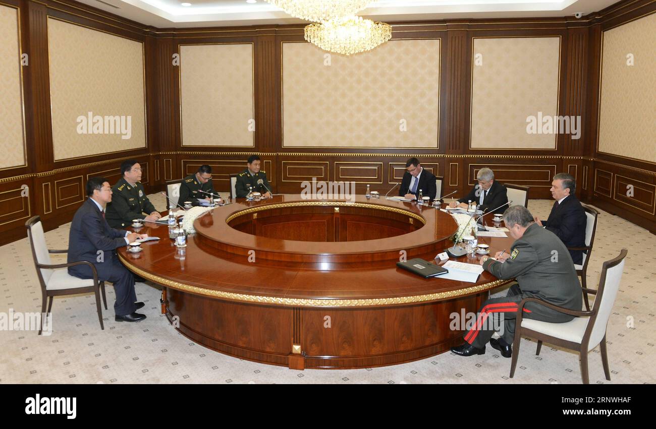 Uzbekistan minister of defense hi-res stock photography and images