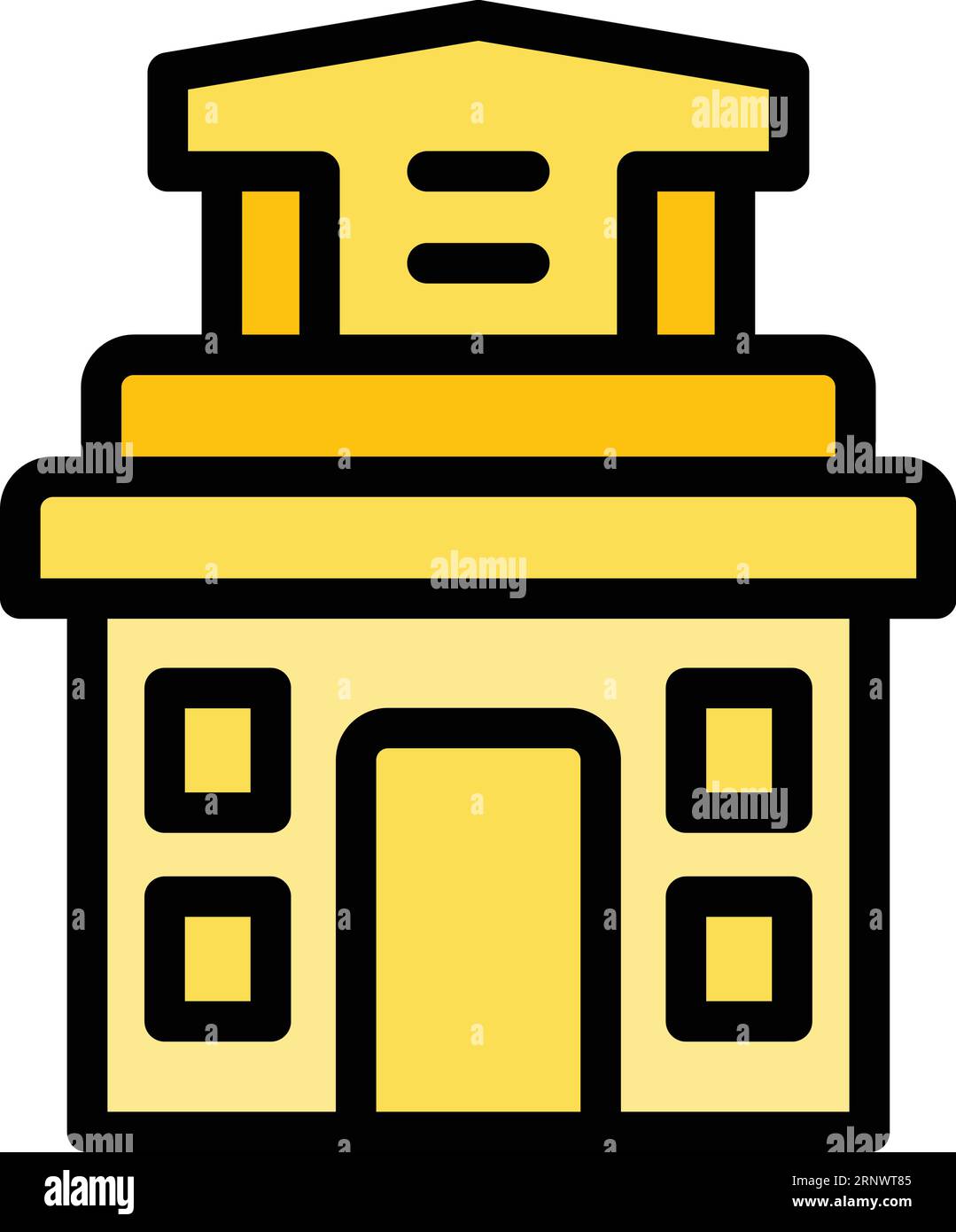 Dark map building icon outline vector. Polish city. Market digital