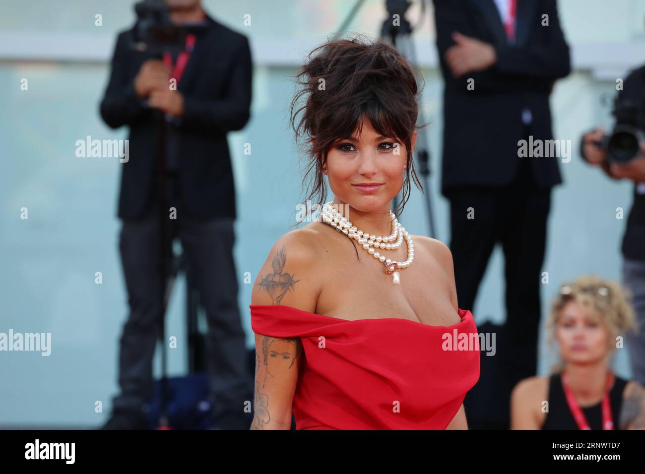 Venice, Italy, 2nd September, 2023. Giorgia Soleri arriving on the red