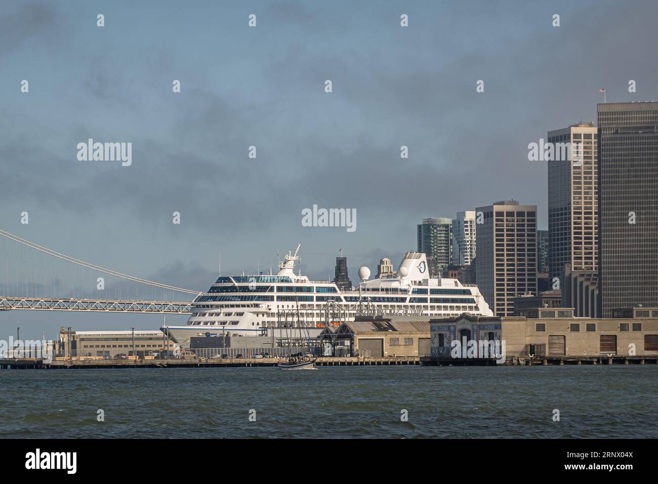 San Francisco, CA, USA July 12, 2023 White Oceania Insignia cruise
