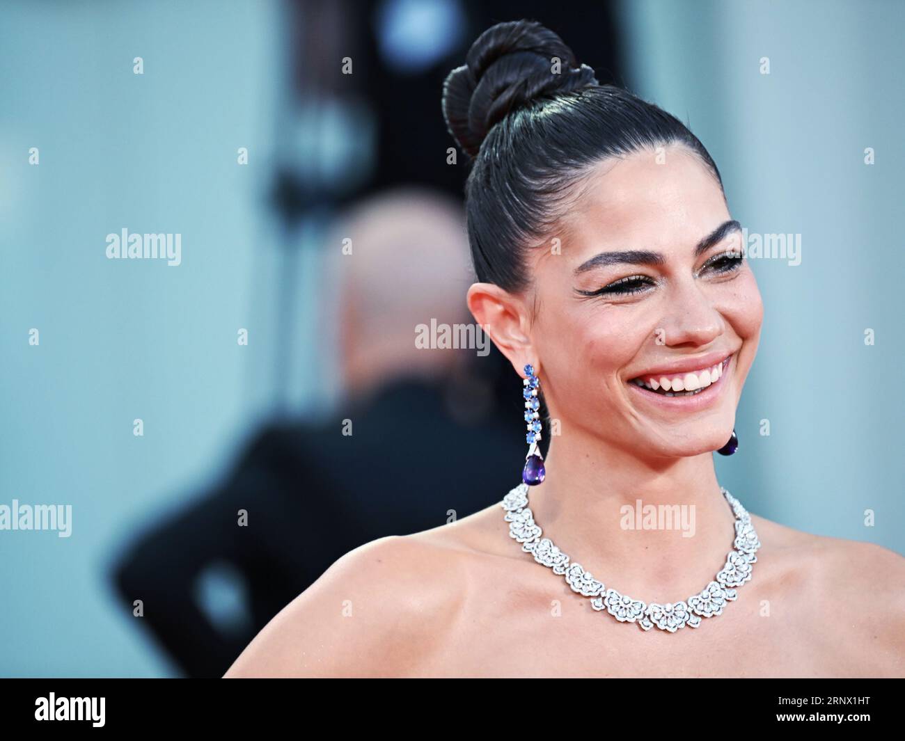 Venice, Italy. 02nd Sep, 2023. Venice, 80th Venice Film Festival 2023. Evening 4 - “Kineo Award” red carpet In the photo: Demet Özdemir Credit: Independent Photo Agency/Alamy Live News Stock Photo