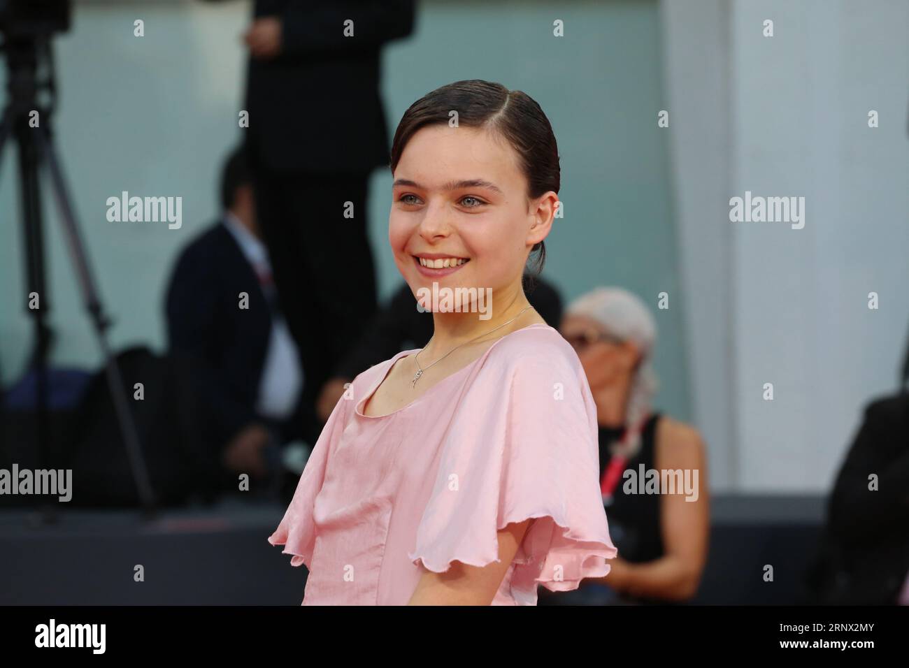 Venice, Italy, 2nd September, 2023. Sara Ciocca arriving on the red