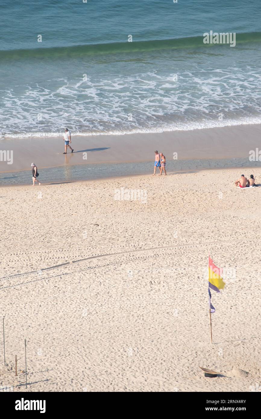 Rio de Janeiro, Brazil, South America: morning activities on a desert ...