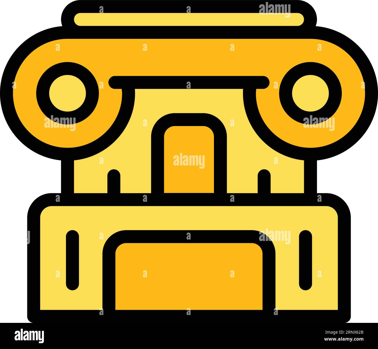 Inside the pantheon Stock Vector Images - Alamy