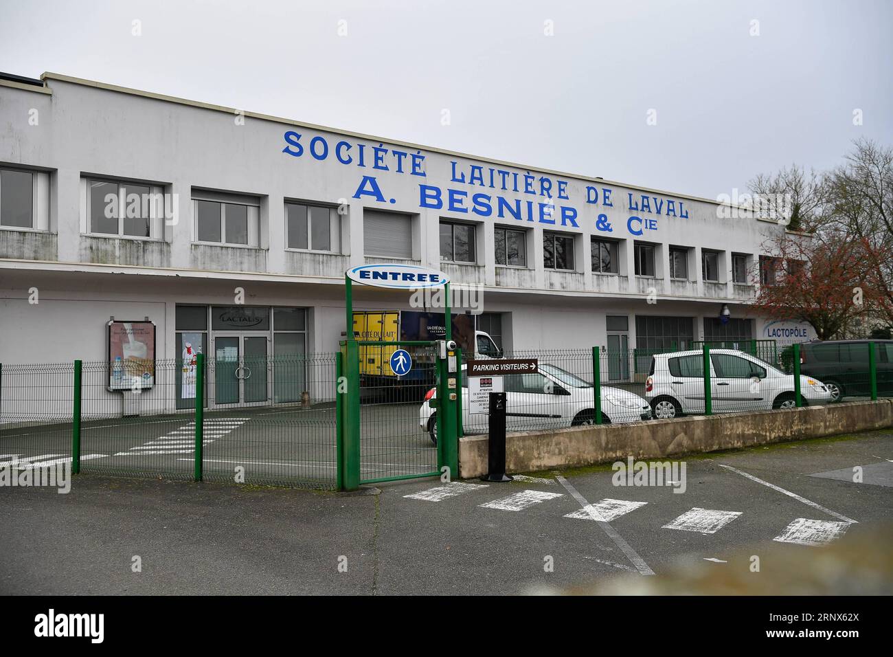 (180114) -- LAVAL, Jan. 14, 2018 -- Photo taken on Jan. 14, 2018 shows the headquarters of the Lactalis Group in Laval, France. Lactalis will extend a product recall to all baby food produced in its factory hit by a contamination scandal, French Minister of Economy Bruno Le Maire said on Friday. ) (zjy) FRANCE-LAVAL-CONTAMINATED MILK POWDER-RECALL-LACTALIS ChenxYichen PUBLICATIONxNOTxINxCHN Stock Photo