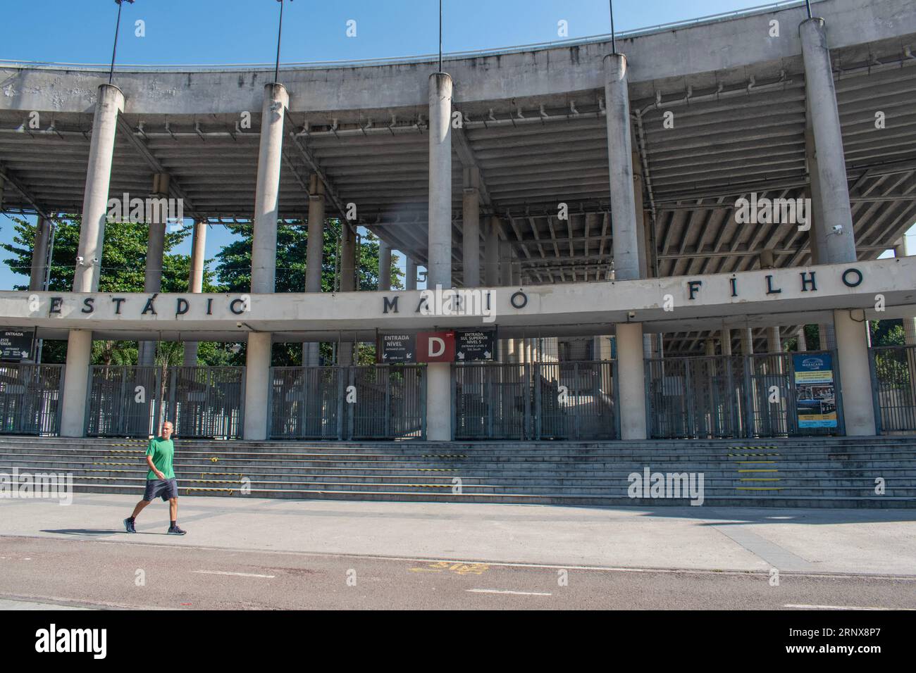 Rio de Janeiro, Brazil: the Maracana Stadium (Estadio Jornalista Mario Filho), one of the most famous football stadium in the world, opened in 1950 Stock Photo