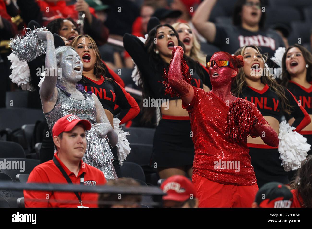 College fans in stands hi-res stock photography and images - Alamy