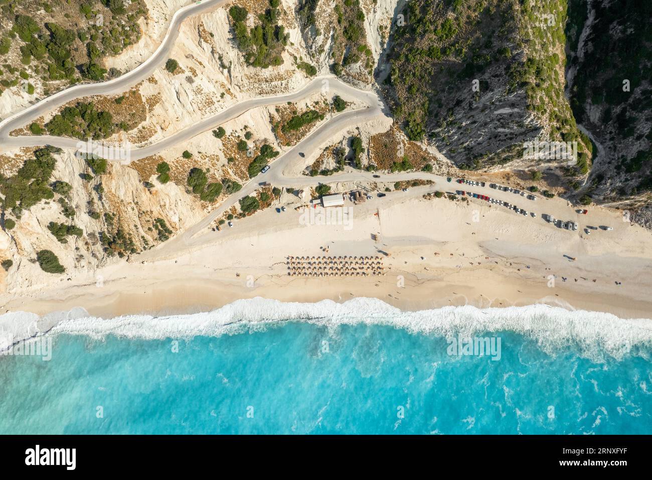 Aerial view sunny beach white hi-res stock photography and images - Alamy