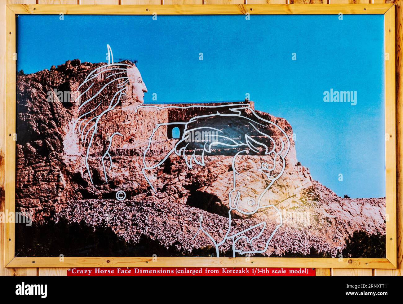 Crazy Horse Memorial; Custer City; South Dakota; USA Stock Photo - Alamy