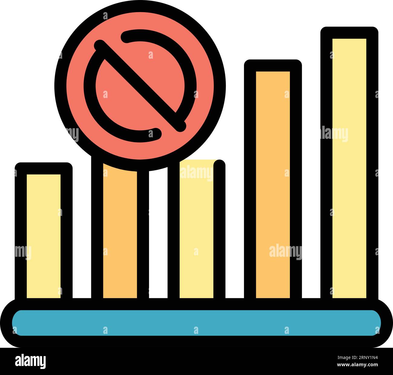 Lost signal icon outline hi-res stock photography and images - Alamy