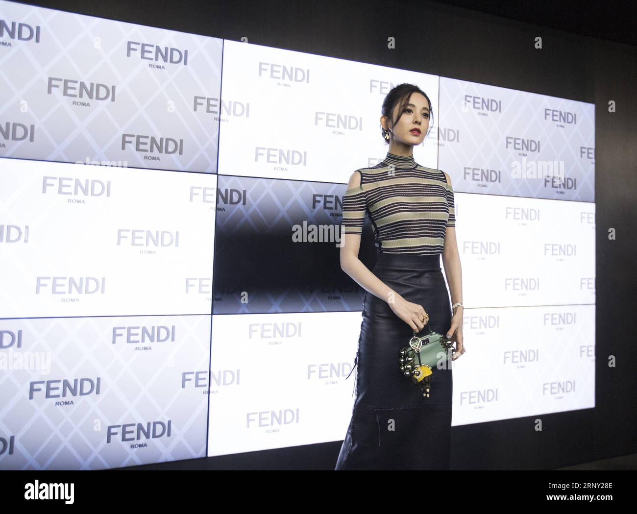 (180223) -- MILAN, Feb. 23, 2018 -- Actress Gulnazar attends the show for Fendi Autumn/Winter 18/19 women collection during Milan Fashion Week in Milan, Italy, Feb. 22, 2018. Milan fashion week kicked off Tuesday, and will last until Feb. 26.)(gj) ITALY-MILAN-FASHION-FENDI JinxYu PUBLICATIONxNOTxINxCHN Stock Photo