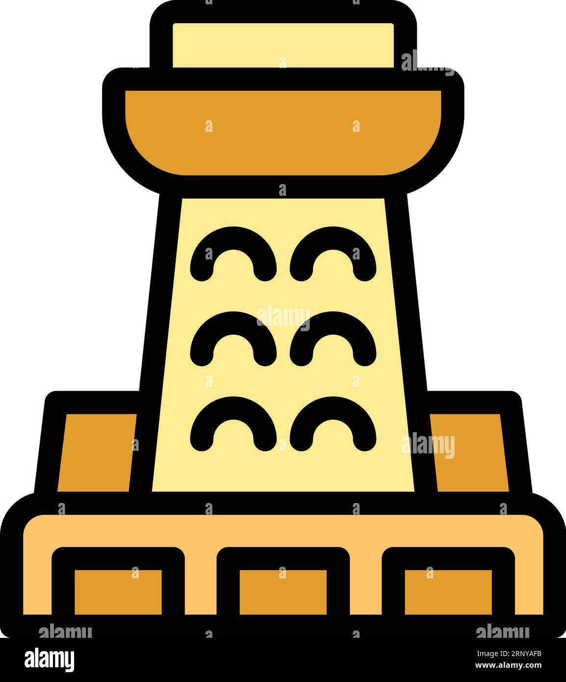 Croatia lighthouse icon outline vector. City skyline. Map zagreb color ...
