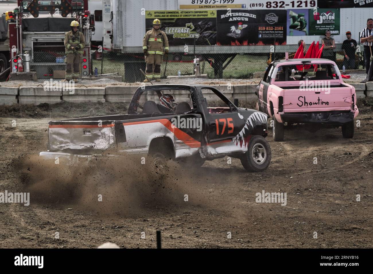 Demolition derby Stock Photo