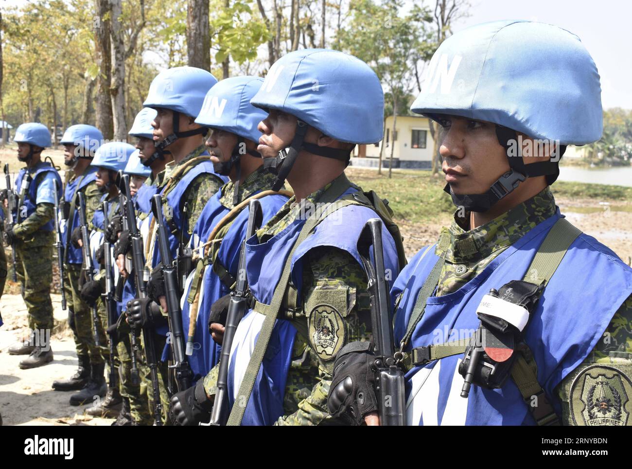 (180308) -- DHAKA, March 8, 2018 () -- UN peacekeepers take part in a ...