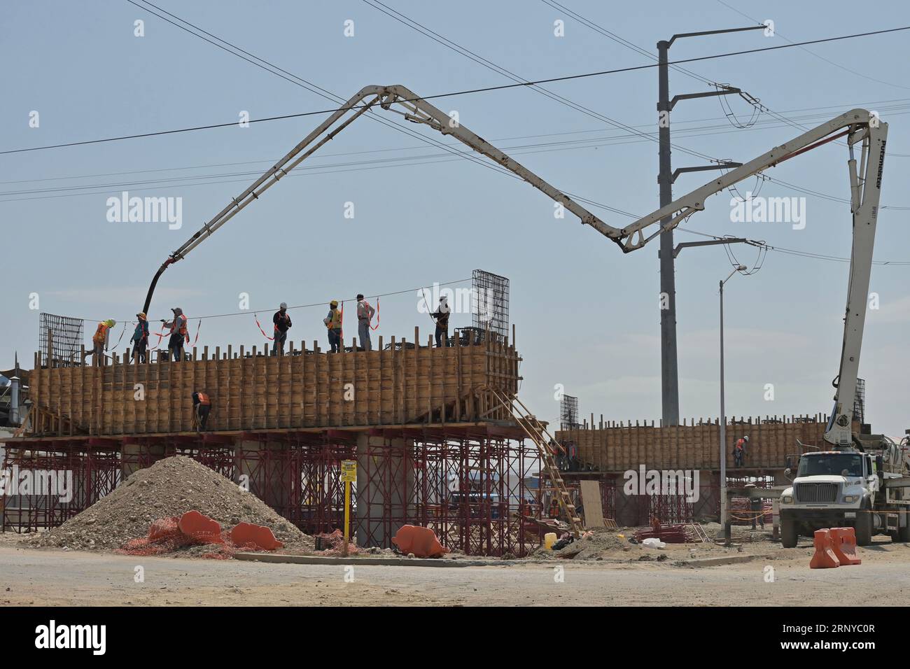 Tijuana Checkpoint Tijuana, Baja California, Mexico. 1st Sep, 2023. The construction of ...