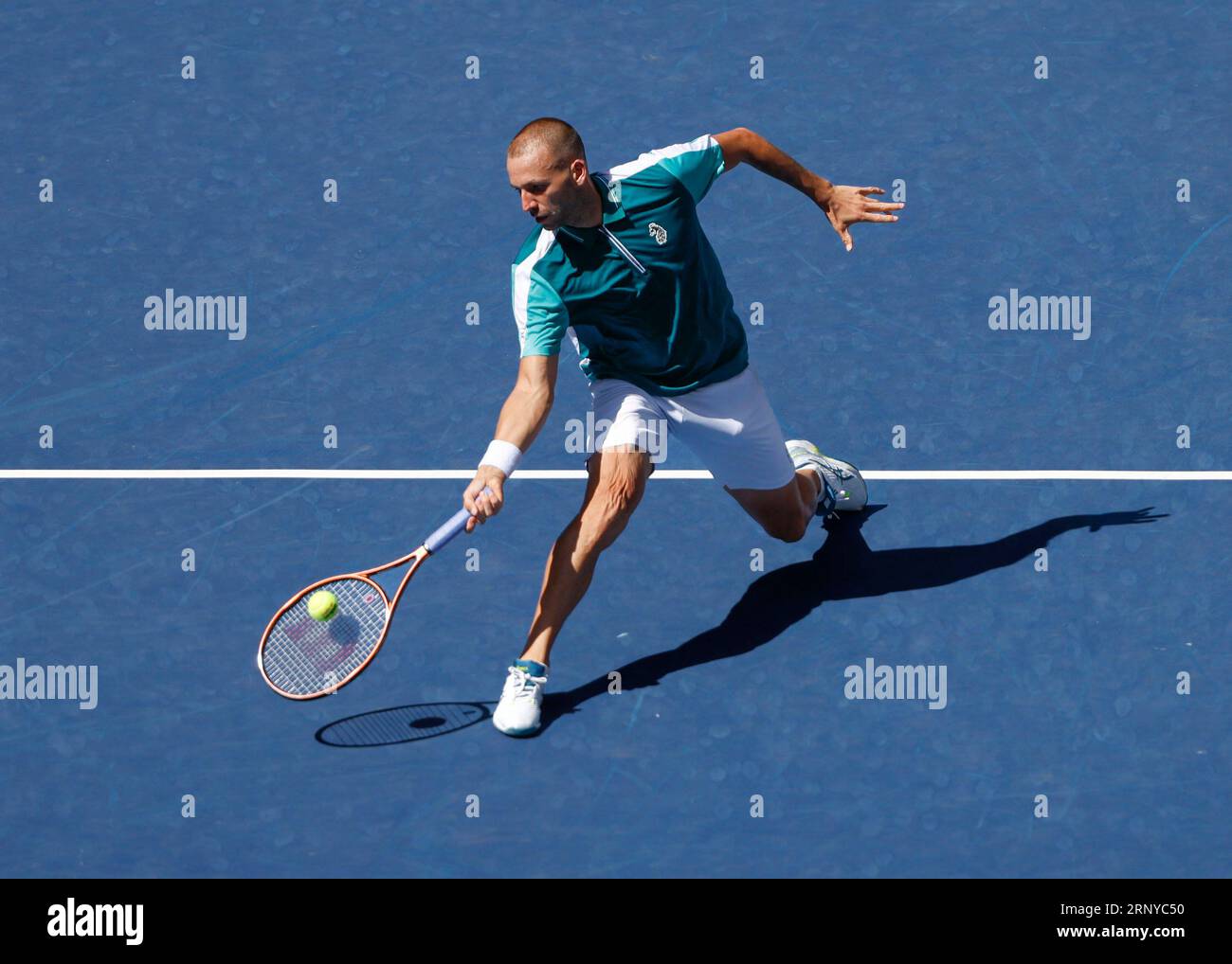 New York, USA, 2nd,September 2023. British tennis player Daniel Evans