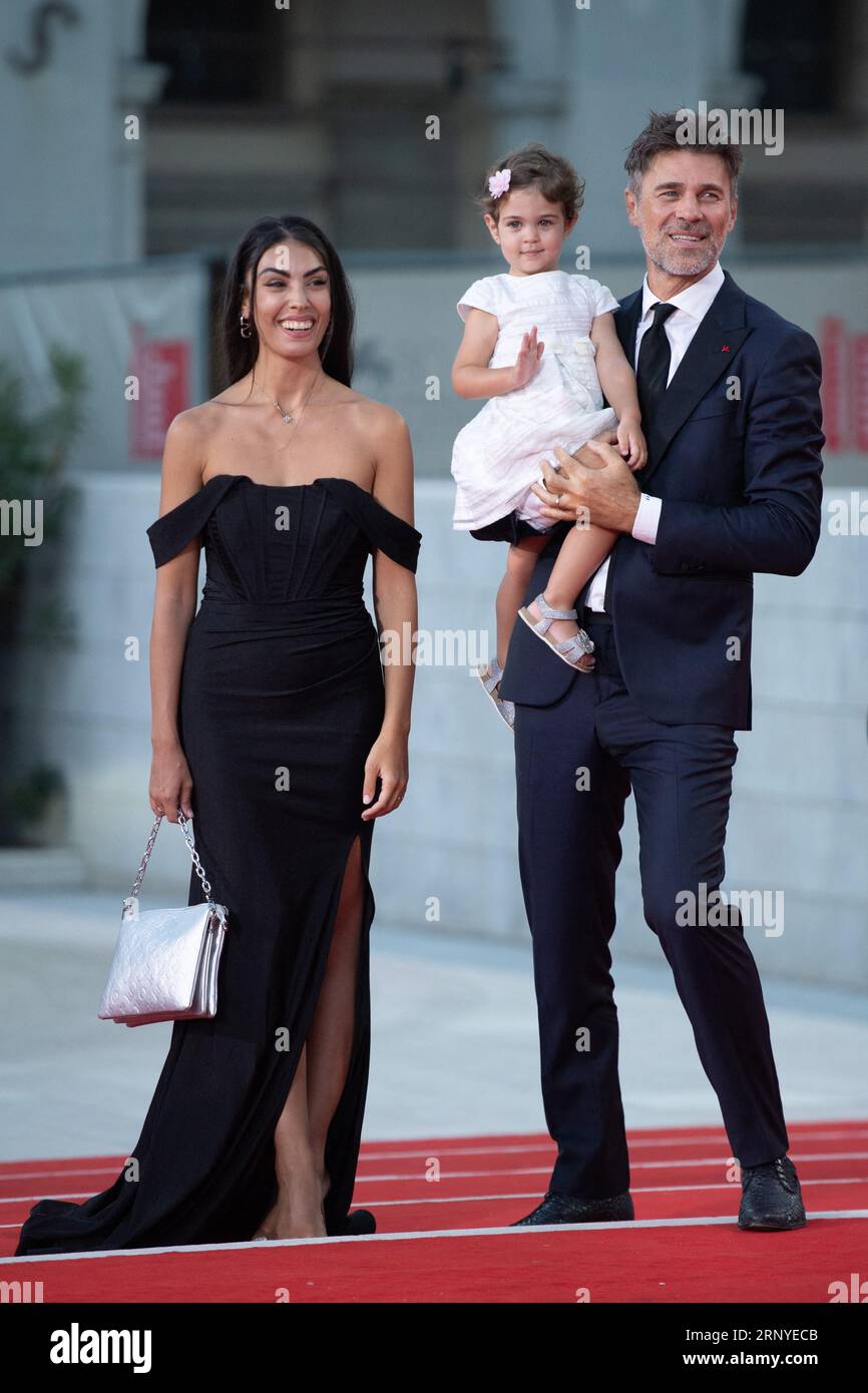 Venice, Italy. 02nd Sep, 2023. Veronica Papa and Fabio Fulco attending