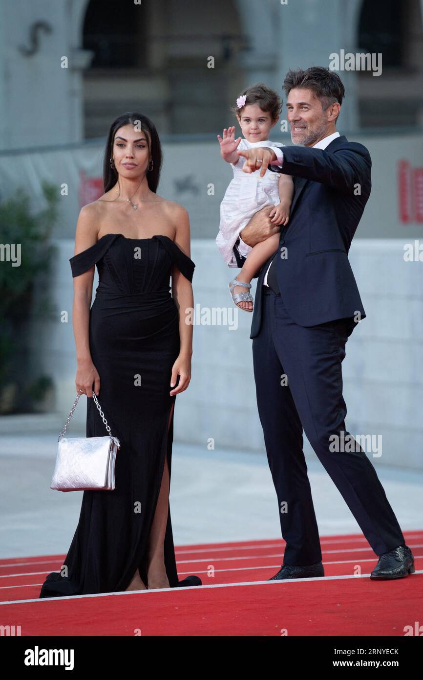 Venice, Italy. 02nd Sep, 2023. Veronica Papa and Fabio Fulco attending