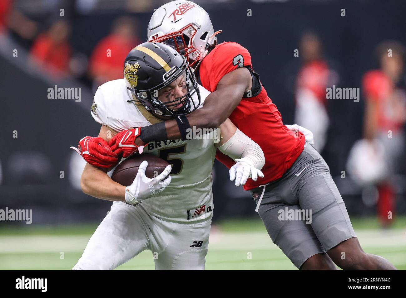 Las Vegas, NV, USA. 02nd Sep, 2023. Bryant University Bulldogs wide ...