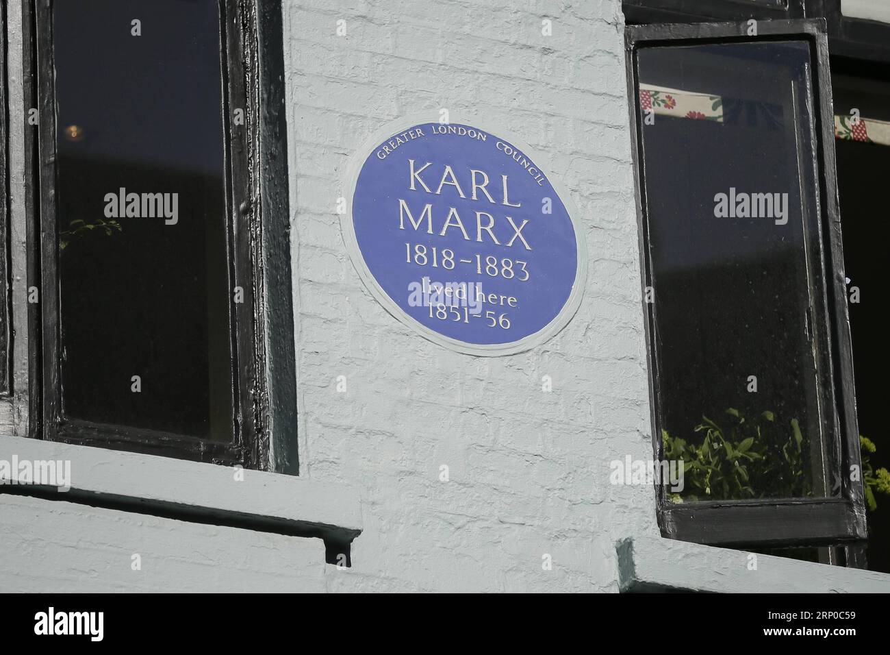 (180505) -- BEIJING, May 5, 2018 -- The 28 Dean Street, where Karl Marx and his family lived from 1851 to 1856, is seen in London, Britain, May 2, 2018. ) Xinhua Headlines: 200 years on, Karl Marx is still relevant TimxIreland PUBLICATIONxNOTxINxCHN Stock Photo