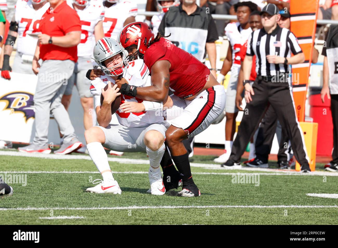 Defensive Lineman Andre Carter Makes Presence Felt During Hoosiers