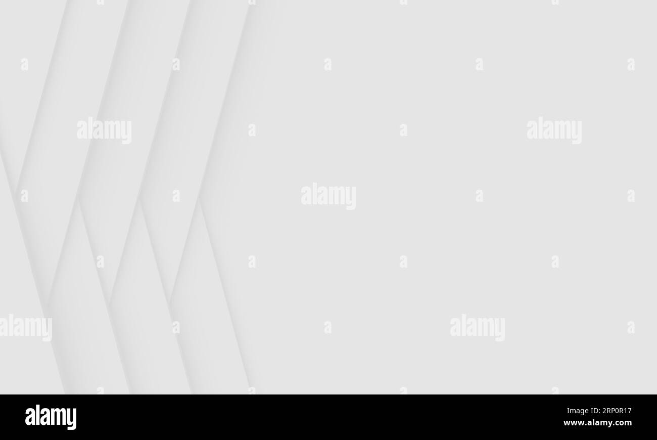 Minimalist clean copy space white background in stacked layers ...