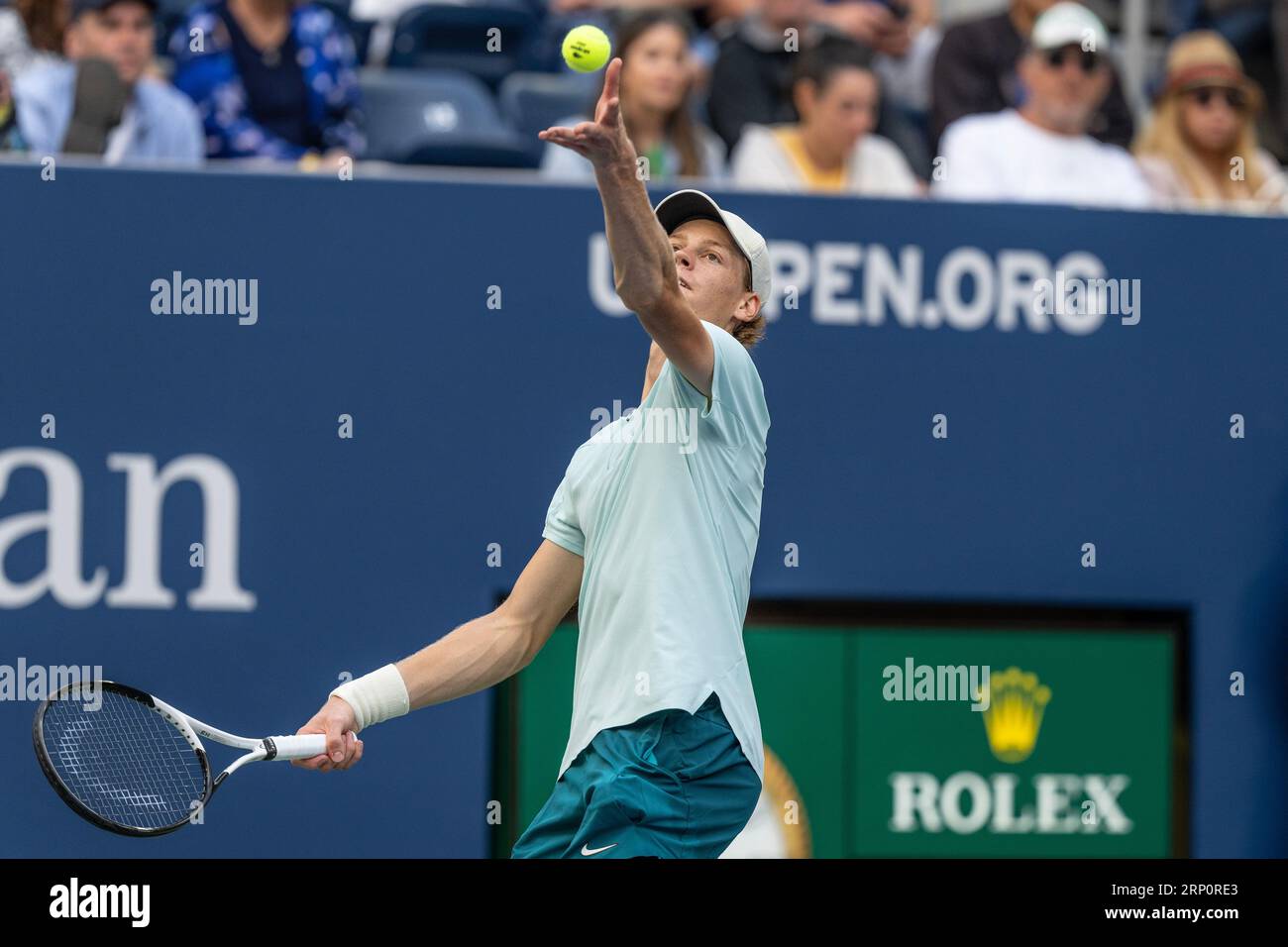 Jannik sinner us open 2023 new york hires stock photography and images