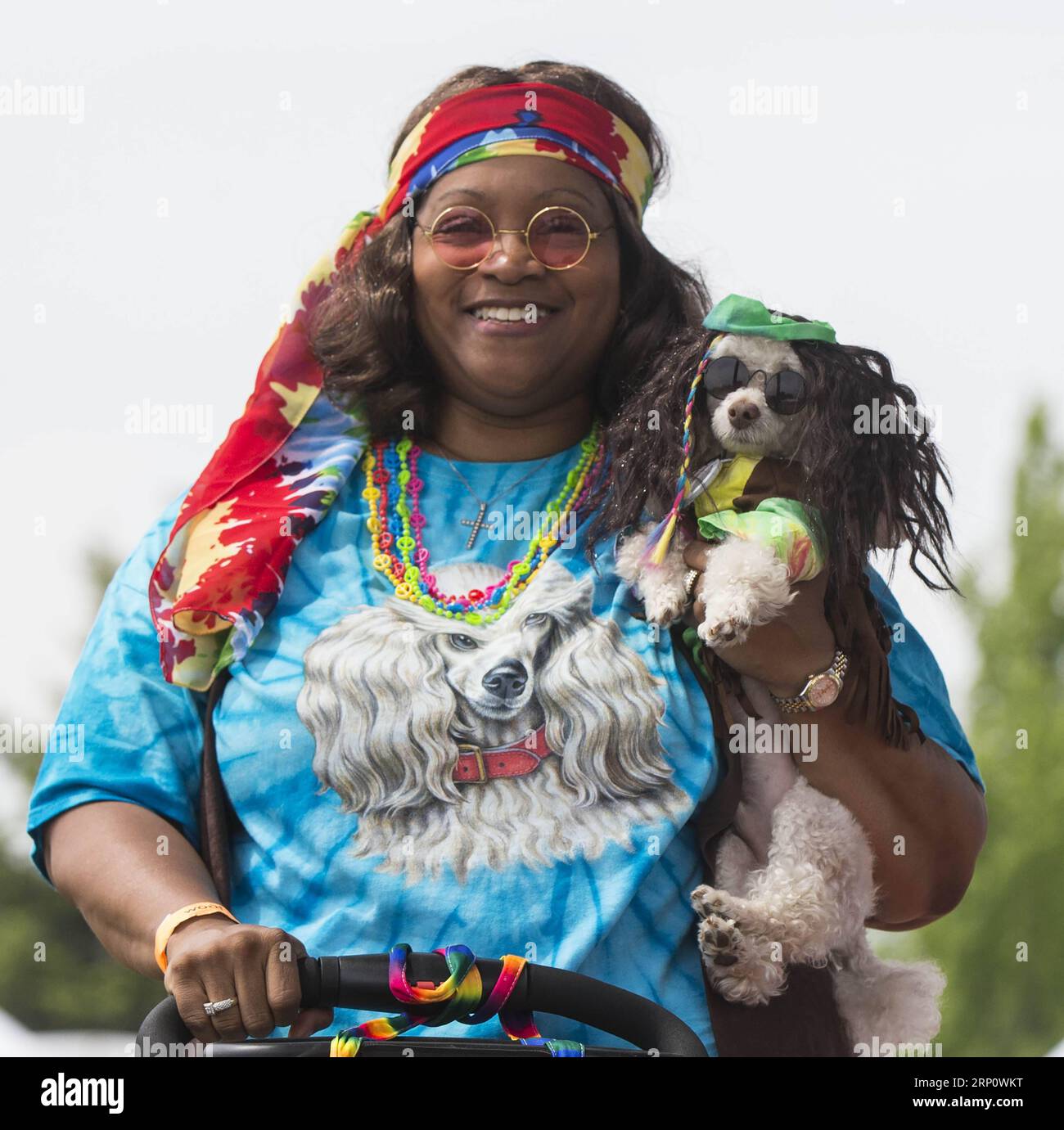 180527 TORONTO May 27 2018 A dressed up pet dog is seen
