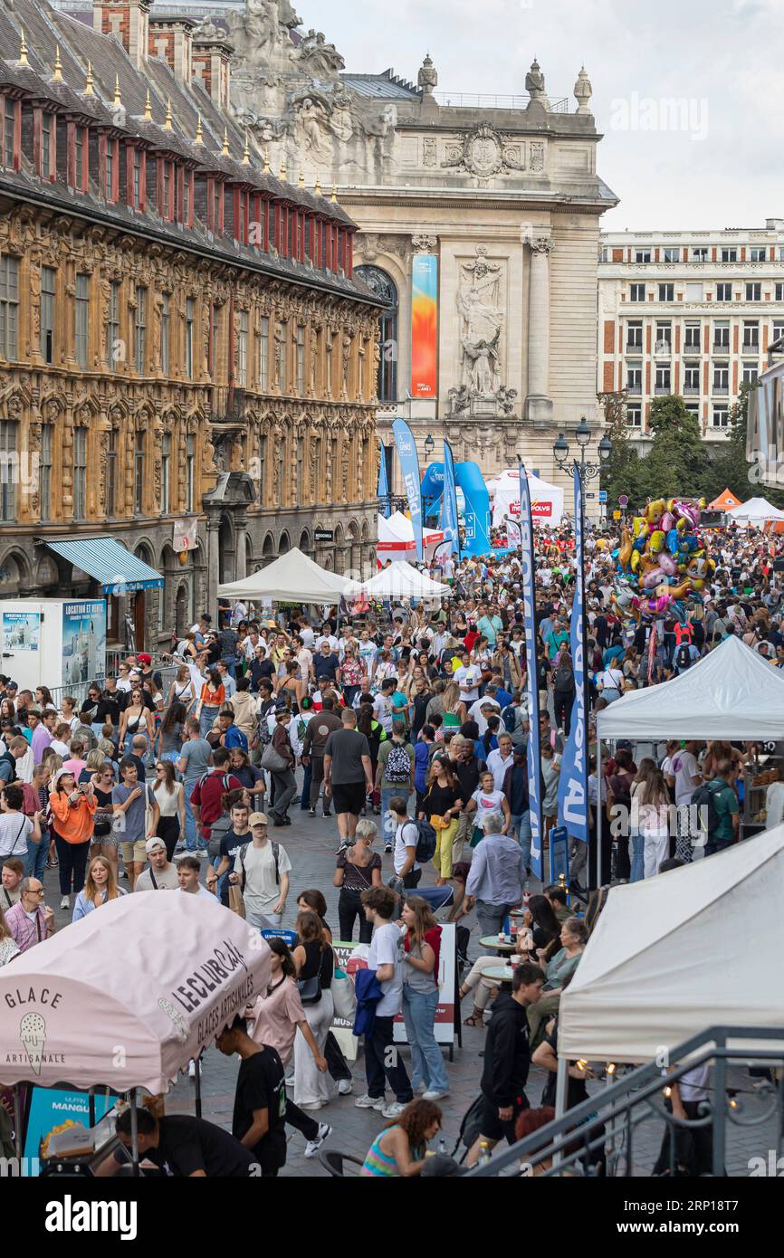 Lille, France. 02nd Sep, 2023. The Grande Braderie de Lille is an event