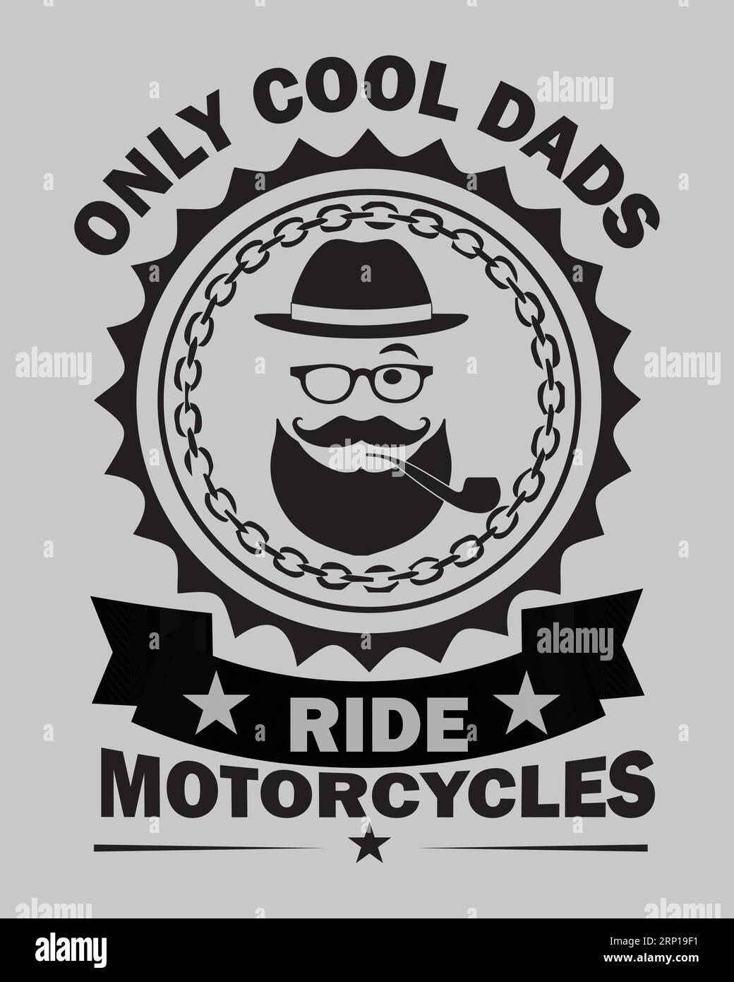 Motorcycle Lover Typography T-Shirt Design Stock Vector