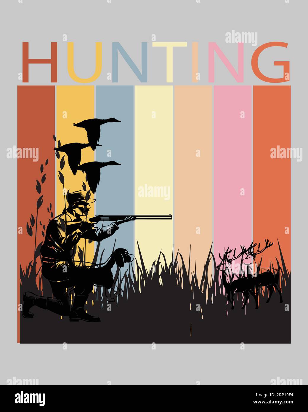 Hunting, Fishing T-shirt Design-8 Graphic by TANIA KHAN RONY