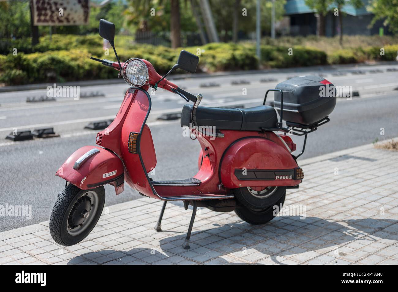 Vespa p200e hi-res stock photography and images - Alamy