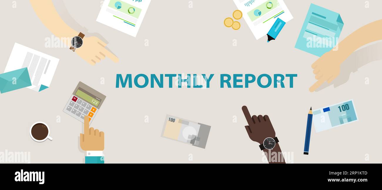 Monthly report hi-res stock photography and images - Alamy