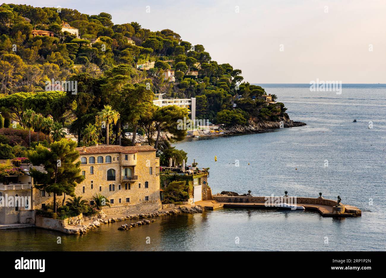 Saint Jean Cap Ferrat France August 5 2022 Panoramic View Of Saint saint-jean-cap-ferrat-france-august-5-2022-panoramic-view-of-saint