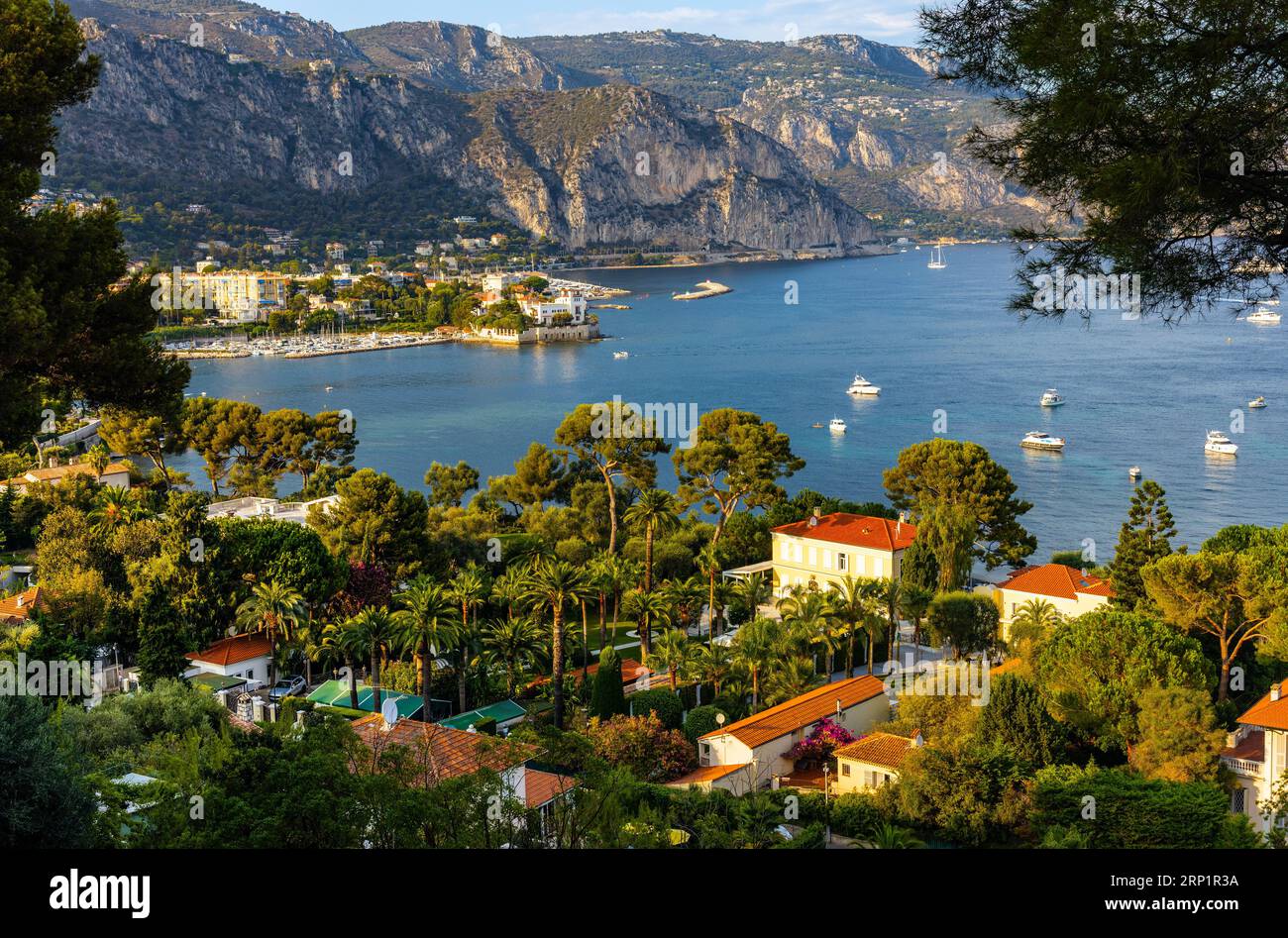 Saint Jean Cap Ferrat France August 5 2022 Panoramic View Of Saint 