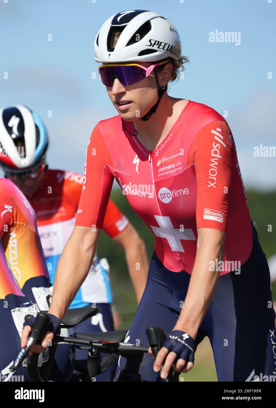 Plouay, France. 02nd Sep, 2023. Marlen Reusser of Team SD Worx during the Classic Lorient Agglomération - Trophée Ceratizit, UCI Women's World Tour cycling race on September 2, 2023 in Plouay, France - Photo Laurent Lairys/DPPI Credit: DPPI Media/Alamy Live News Stock Photo