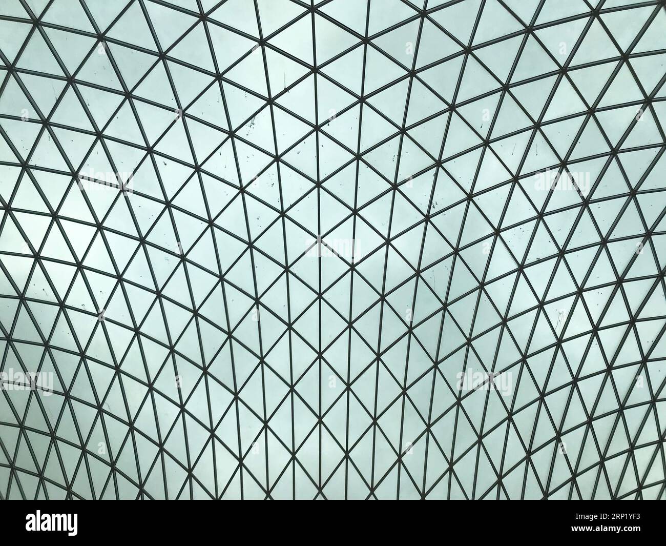 Steel structure glass dome roof background Stock Photo - Alamy