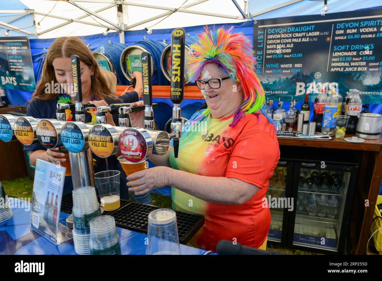 Torquay, UK. 2nd Sep, 2023. Thousands of people enjoy the return of Torbay LGBT Pride, after an absence of 10 years without such an event. Credit: Thomas Faull/Alamy Live News Stock Photo