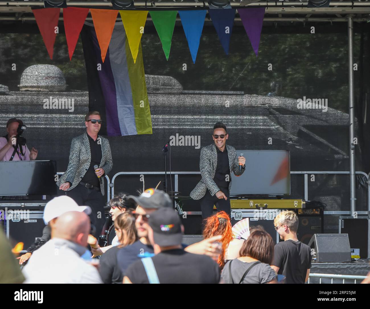 Torquay, UK. 2nd Sep, 2023. Thousands of people enjoy the return of Torbay LGBT Pride, after an absence of 10 years without such an event. Credit: Thomas Faull/Alamy Live News Stock Photo