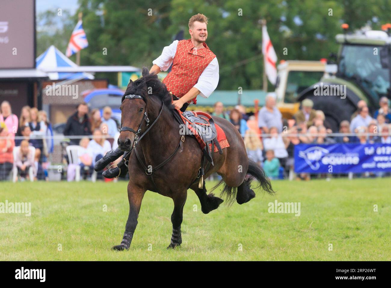 31st August 2023 Atkinson action horses entertain the crowds at Bucks