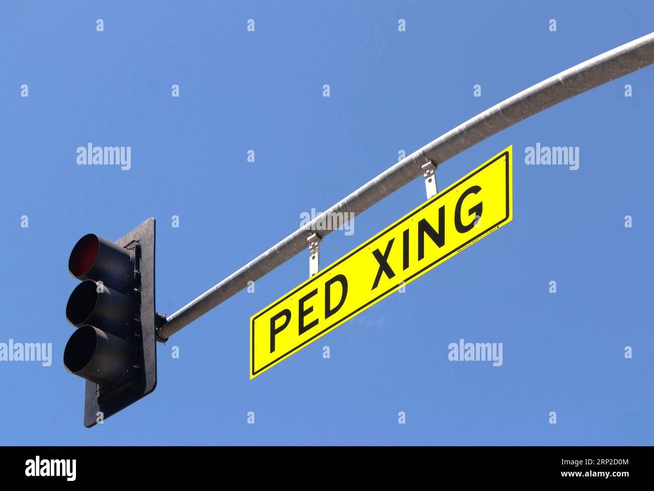 Pedestrian traffic los angeles hi-res stock photography and images